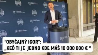 Matoviča rozhnevala otázka, či bola jeho žena uprednostnená pri
