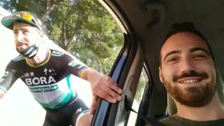 Peter Sagan po skončení etapy zablúdil, pomohli mu miestni Talia