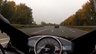 Mercedes-Benz C63 AMG vs. Yamaha YZF-R1