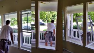 Poliak demontuje okná v USA