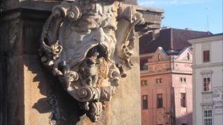 Prochazka po naměstí v Budějovicích