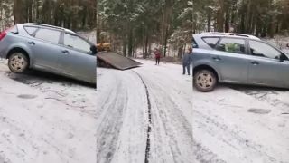 Heligónka ti pomôže udržať náladu aj na klzkých cestách