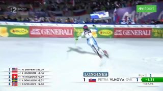 Petra VLHOVÁ - Slalom - Zagreb CRO 2020 - 1.miesto