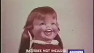 Reklama na smejúcu sa bábiku (firma skrachovala) 