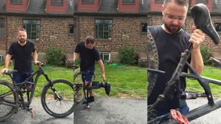 Chcel ušetriť, z Číny kúpil karbónový bicykel, zlomil si členok