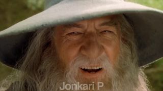 Ožratý Frodo a Gandalf