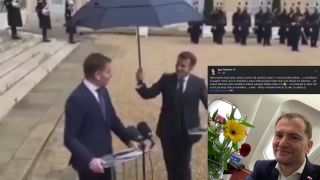 Reprezentácia Slovenska v podobe Igora Matoviča.