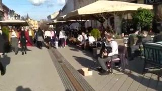 Prechádzka čulým centrom Nového Sadu (5.2.2021)