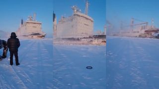 Keď okolo teba prepláva atómový ľadoborec (Rusko)