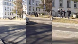 Korona - teror polície v Liberci (Česko, 2021)