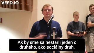 Mladý ateista konfrontuje kresťanského profesora filozofie