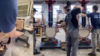 Technika ohýbania dreva pomocou pary
