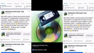 Digitalizácia VHS kaziet Pata