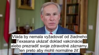 Texas zákazal vakcinačné pasy