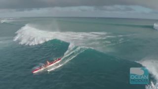 Surfovanie s kanoe na veľkých vlnách (Waikiki)