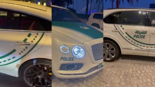 Dubajskí policajti jazdia na parádnych kárach