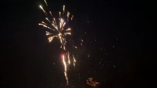 Ohňostroj u Michiganského jezera 4.7.2021 - státní svátek USA