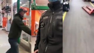Polícia a SBS vs. aktivista Štefan