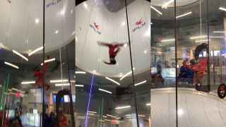 Lietanie vo veternom tuneli (indoor skydiving)
