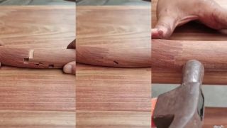 Spájanie dreva bez použitia skrutiek