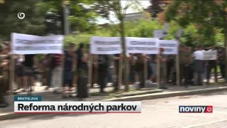 Protest proti reforme národných parkov, Bratislava