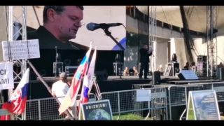 Protest proti ministerstvu ŽP, Banská Bystrica, 9.9.2021