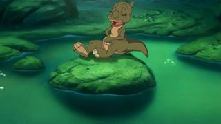 Země dinosaurů 7,Kámen chladného ohně