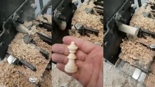 Fréza na vyrezávanie šachových figúrok