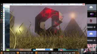 Default cube challenge #06 Pretváranie 2D loga do 3D