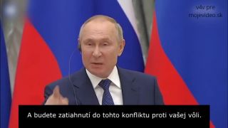 Prezident Putin varoval európske štáty pred vojnou s Ruskom