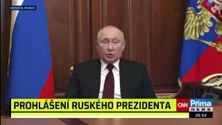 Vladimir Putin vyhlasuje samostatnosť Donecka a Luhanska