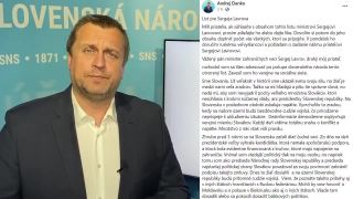 Andrej Danko píše list svojmu priatelovi Putinovi do Ruska