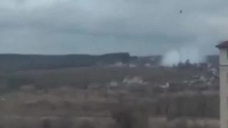 Dve ruské helikoptéry zničené (24.2.2022)