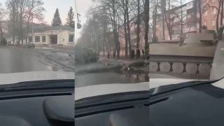 Zničené tanky okupantov.
