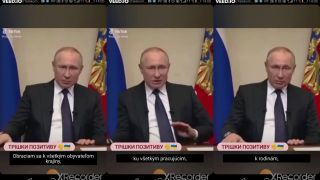 Putinov prihovor pocas voj. operácie :)