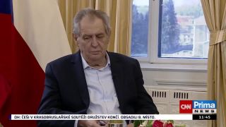Přihlásilo se mnoho šašků, hodnotí Zeman prezidentské kandidáty.