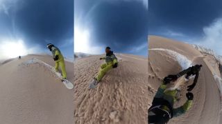 Snowboarding na francúzsko-saharskom piesku