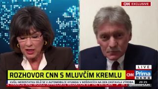 Moderátorka CNN grilovala Putinovho hovorcu Peskova