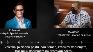 Sudkyňa Záleská volá mafiánovi Zemanovi