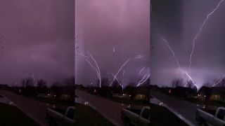 V americkom Kansase sa podarilo natočiť stúpavé blesky