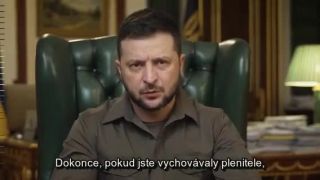 Volodymyr Zelenskyj k Rusům po odhalení masakru v Buči