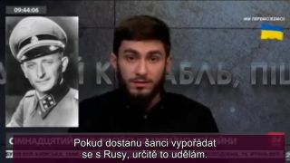 Moderátor hlavní ukrajinské televize