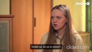 Talianske interview s tehotnou ženou s Mariupolu