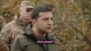 Zelenskyj vs. ukrajinský vojak