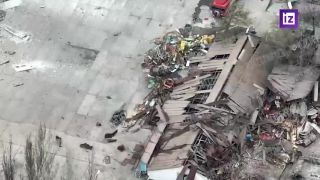 Azovstal z dronu. Mariupol