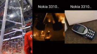 Nokia 3310 vs iPhone Tik-Tok
