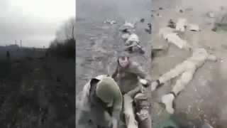 Skupina vojáků z 36. brigády APU se pokusila dostat z území u továrny Iljič.