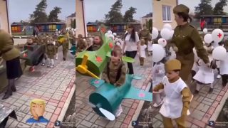 Zneužívanie nevinných detí na vojenskú propagandu (Rusko)