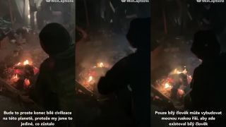 Neonacistické reči ruského vojaka: "Rusko zachraňuje celý svet!"