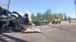 Antonov AN-225 MRIYA. Odpratávanie trosiek
